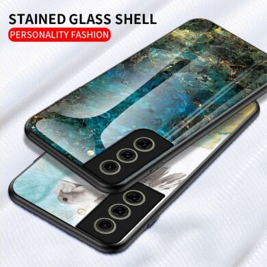 Защитный чехол Deexe Gradient Pattern для Samsung Galaxy S21 FE (G990) - Emerald