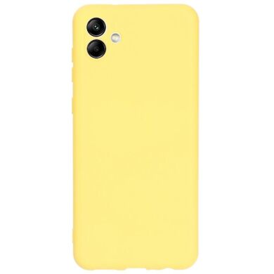 Защитный чехол Deexe Silicone Case для Samsung Galaxy A04 (A045) - Yellow