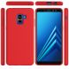 Защитный чехол Deexe Silicone Case для Samsung Galaxy A8+ (A730) - Red. Фото 1 из 6