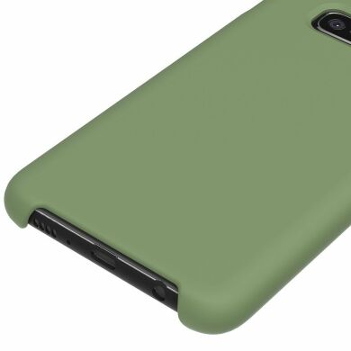Защитный чехол Deexe Silicone Case для Samsung Galaxy S10 (G973) - Green