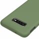 Защитный чехол Deexe Silicone Case для Samsung Galaxy S10 (G973) - Green. Фото 2 из 5