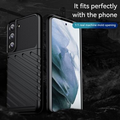 Защитный чехол Deexe Thunder Series для Samsung Galaxy S22 Plus - Black