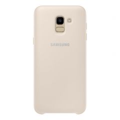 Защитный чехол Dual Layer Cover для Samsung Galaxy J6 2018 (J600) EF-PJ600CFEGRU - Gold