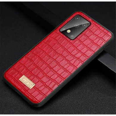 Защитный чехол SULADA Crocodile Style для Samsung Galaxy S20 Plus (G985) - Red