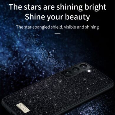 Защитный чехол SULADA Dazzling Glittery для Samsung Galaxy S22 Ultra - Black