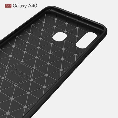 Защитный чехол UniCase Carbon для Samsung Galaxy A40 (А405) - Black
