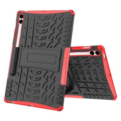 Защитный чехол UniCase Combo для Samsung Galaxy Tab S9 FE Plus (X610/616) - Red