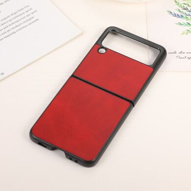 Защитный чехол UniCase Leather Series для Samsung Galaxy Flip 3 - Red
