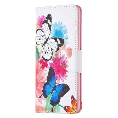 Чехол-книжка Deexe Color Wallet для Samsung Galaxy A34 (A346) - Two Butterflies