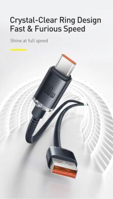 Кабель Baseus Crystal Shine Series USB to Type-C (100W, 2m) CAJY000501 - Black