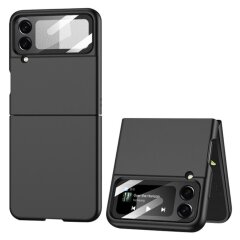 Защитный чехол GKK Silicone Case для Samsung Galaxy Flip 4 - Black