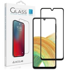Защитное стекло ACCLAB Full Glue для Samsung Galaxy A33 (A336) - Black