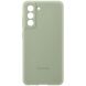 Защитный чехол Silicone Cover для Samsung Galaxy S21 FE (G990) EF-PG990TMEGRU - Olive Green. Фото 4 из 5