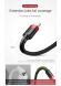 Кабель Baseus Cafule USB to Type-C (3A, 0.5m) CATKLF-A91 - Black / Red. Фото 8 из 19