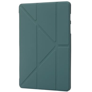 Чехол Deexe Origami Series для Samsung Galaxy Tab S9 Plus (X810/816) - Midnight Green