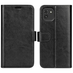 Чехол-книжка Deexe Wallet Style для Samsung Galaxy A03 (A035) - Black
