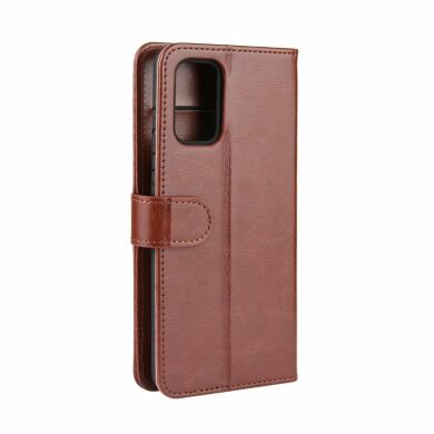 Чехол-книжка Deexe Wallet Style для Samsung Galaxy S20 (G980) - Brown