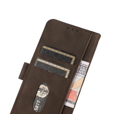 Чехол-книжка KHAZNEH Retro Wallet для Samsung Galaxy M32 (M325) - Brown