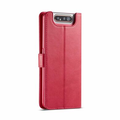 Чехол LC.IMEEKE Wallet Case для Samsung Galaxy A80 (A805) - Red