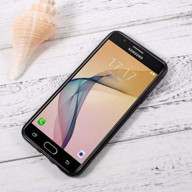 Силиконовый (TPU) чехол Deexe S Line для Samsung Galaxy J5 Prime - Black