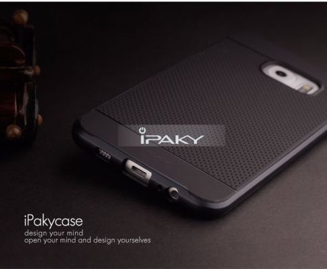 Защитный чехол IPAKY Hybrid для Samsung Galaxy S6 edge+ (G928) - Black