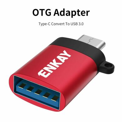 OTG-адаптер ENKAY ENK-AT10 Type-C to USB 3.0 - Silver