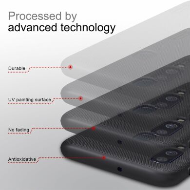 Пластиковый чехол NILLKIN Frosted Shield для Samsung Galaxy A40 (А405) - Red