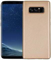 Силиконовый (TPU) чехол iZore Fiber для Samsung Galaxy Note 8 (N950) - Gold
