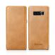 Кожаный чехол-книжка ICARER Slim Flip для Samsung Galaxy Note 8 (N950) - Khaki. Фото 2 из 13