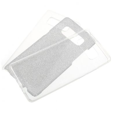 Силиконовый (TPU) чехол UniCase Glitter Cover для Samsung Galaxy Note 8 (N950) - Silver