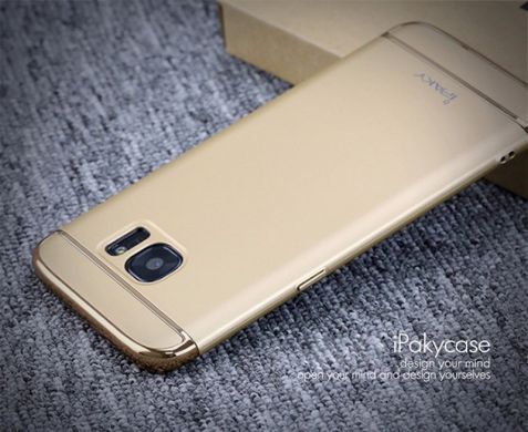 Защитный чехол IPAKY Slim Armor для Samsung Galaxy S7 edge (G935) - Gold