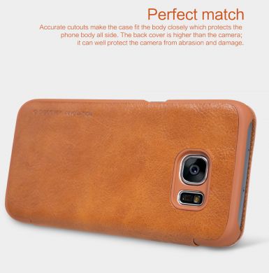 Чехол NILLKIN Qin Series для Samsung Galaxy S7 (G930) - Brown
