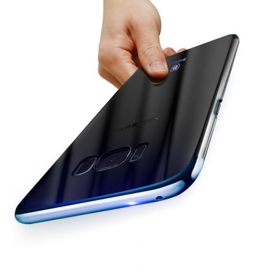 Пластиковый чехол BASEUS Glitter Shell для Samsung Galaxy S8 (G950) - Blue