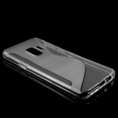 Силиконовый чехол Deexe S Line для Samsung Galaxy S9 (G960) - Transparent