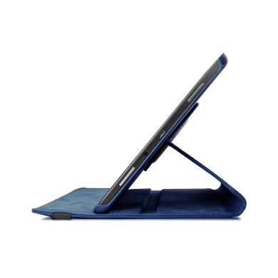 Вращающийся чехол Deexe Rotation для Samsung Galaxy Tab A 8.0 (T350/351) - Dark Blue