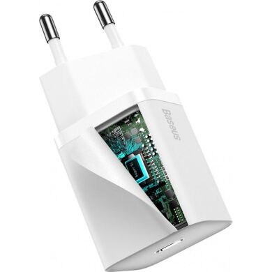 Сетевое зарядное устройство Baseus Super Si Quick Charger (20W) CCSUP-B — White