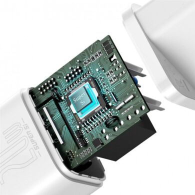 Сетевое зарядное устройство Baseus Super Si Quick Charger (20W) CCSUP-B — White