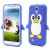 Силиконовая накладка Deexe Penguin Series для Samsung Galaxy S4 (i9500) - Blue