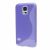 Силиконовая накладка Deexe S Line для Samsung Galaxy S5 (G900) - Violet
