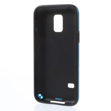 Силиконовая накладка Dexee Cube Pattern для Samsung Galaxy S5 mini - Light Blue