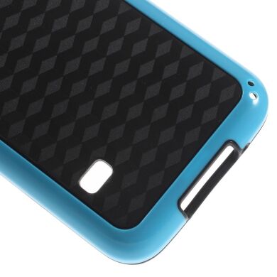 Силиконовая накладка Dexee Cube Pattern для Samsung Galaxy S5 mini - Light Blue