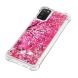 Силиконовая (TPU) накладка Deexe Fashion Glitter для Samsung Galaxy A03s (A037) - Cherry Blossom. Фото 4 из 7