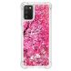 Силиконовая (TPU) накладка Deexe Fashion Glitter для Samsung Galaxy A03s (A037) - Cherry Blossom. Фото 2 из 7