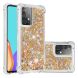 Силиконовый (TPU) чехол Deexe Liquid Glitter для Samsung Galaxy A52 (A525) / A52s (A528) - Gold. Фото 1 из 7