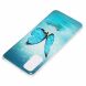 Силиконовый (TPU) чехол Deexe LumiCase для Samsung Galaxy S20 (G980) - Blue Butterfly. Фото 4 из 7