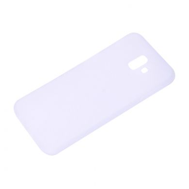 Силиконовый (TPU) чехол Deexe Matte Case для Samsung Galaxy J6+ (J610) - White
