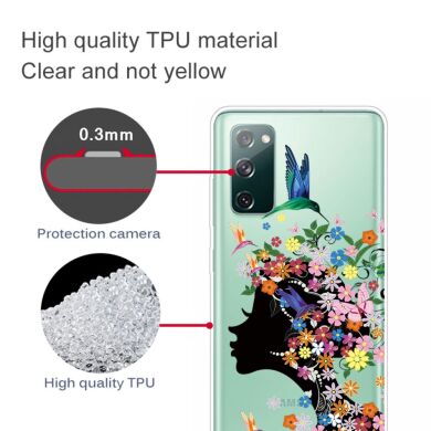 Силиконовый (TPU) чехол Deexe Pretty Things для Samsung Galaxy S20 FE (G780) - Colorful Tree