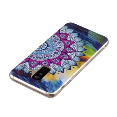 Силиконовый (TPU) Deexe LumiCase для Samsung Galaxy A6+ 2018 (A605) - Mandala Flower