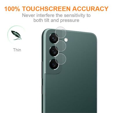 Защитное стекло на камеру AMORUS Camera Lens Protector для Samsung Galaxy S23 Plus (S916) - Transparent