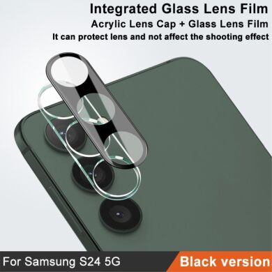 Защитное стекло на камеру IMAK Black Glass Lens для Samsung Galaxy S24 - Black